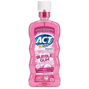 Kids Bubble Gum Anticavity Fluoride Rinse - Pink